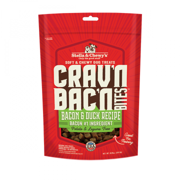 Stella and Chewy's Crav'n Bac'n Bites Bacon and Duck Recipe Dog Treats andndash; Pet Empire and Supplies