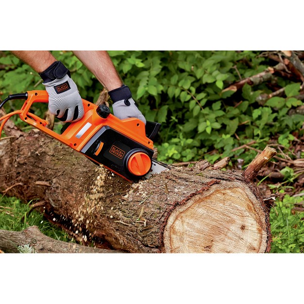 Black amp Decker Cs1216 120v 12 Amp Brushed 16 In Corded Chainsaw