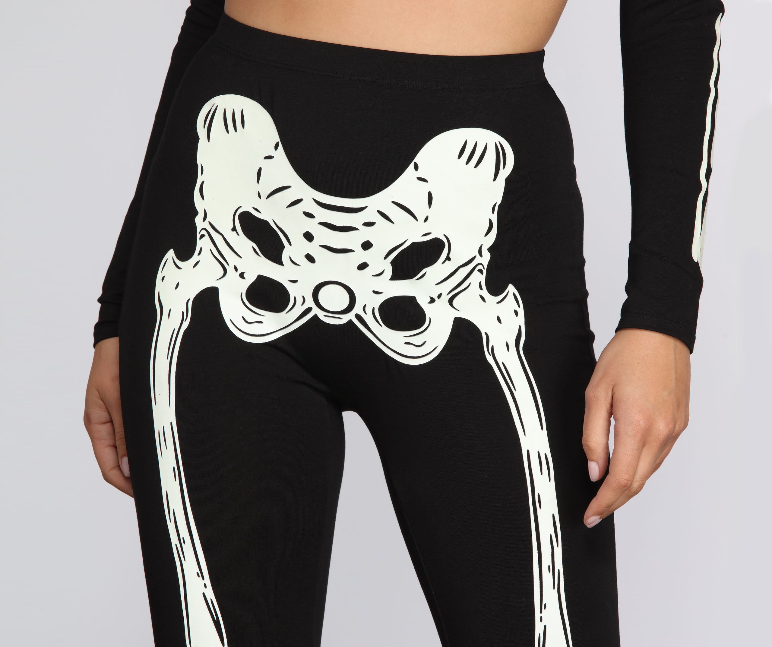 Glow-In-The-Dark-Skeleton Legging