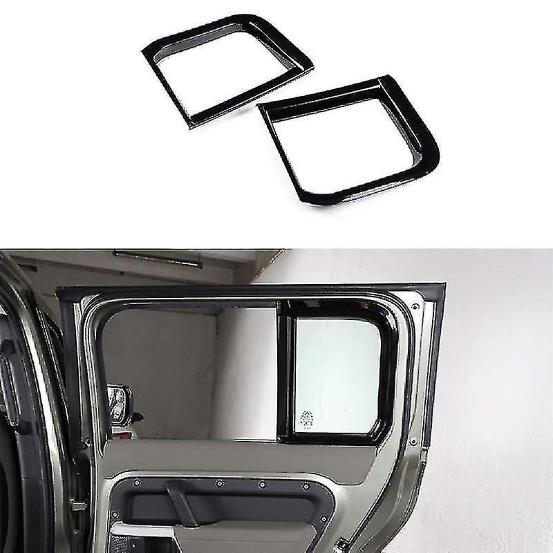 Car Inner Window C-pillar Decorate Frame Trim For 110 2020 2021 2022 Accessories Black