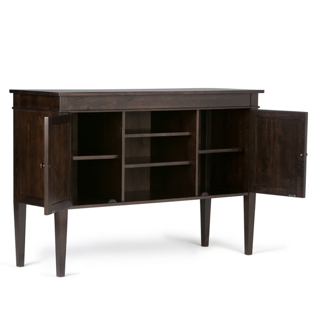 Sterling Solid Wood Tv Stand For Tvs Tobacco Brown Wyndenhall