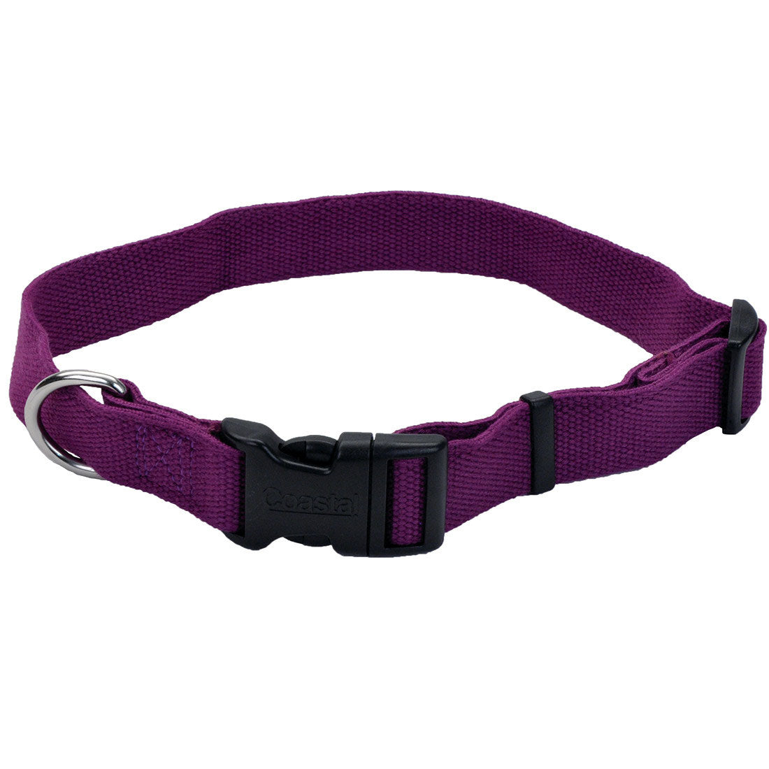 Coastal New Earth Soy Adjustable Large Dog Collar， Assorted Colors