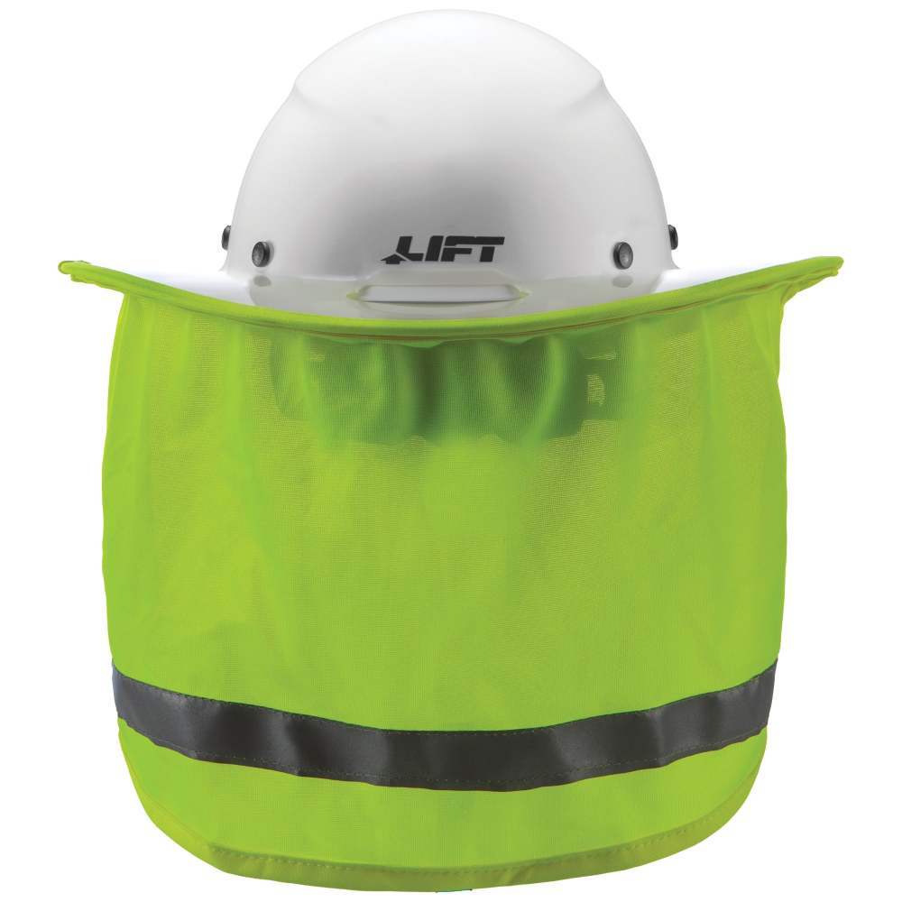 Lift Safety DAX Cap Style Hi-Viz Yellow Sunshade