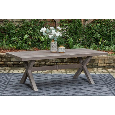 Poly Teak Taupe Outdoor Dining Sets