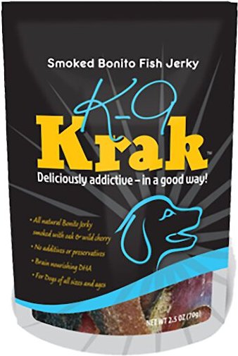 Pet Healthy Brands K-9 Krak Jerky Dog Treats， 2.5-oz bag