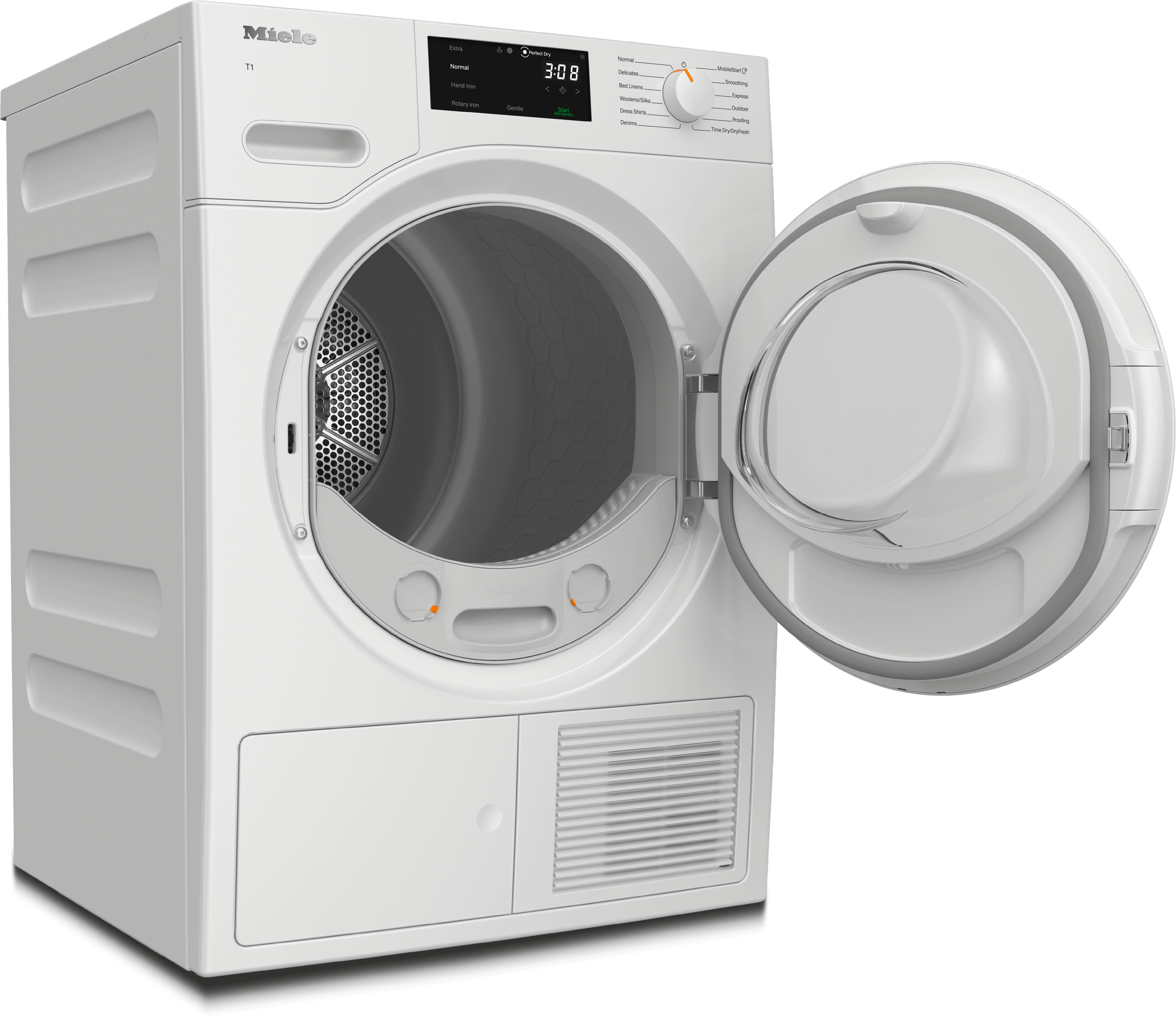 Miele TWD 360 WP 8KG LOTUS WHITE Twd 360 Wp 8Kg - T1 Heat-Pump Dryer: With Miele@Home And Fragrancedos For Laundry That Smells Great.