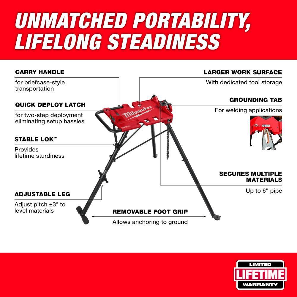 Milwaukee 6 Leveling Tripod Chain Vise 48-22-8690 from Milwaukee