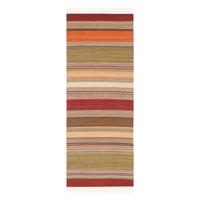 Safavieh Kilim Reese Striped Wool Blend Rug