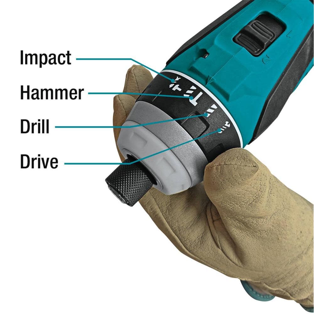 Makita 18V LXT Hybrid Impact Hammer Driver Drill Bare Tool XPT02Z from Makita