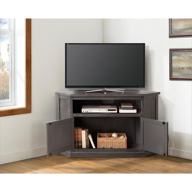 Solid Wood Tv Stand Gray Martin Svensson Home