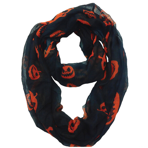 Morris Costumes GLHA125 Pumpkin Infinity Scarf