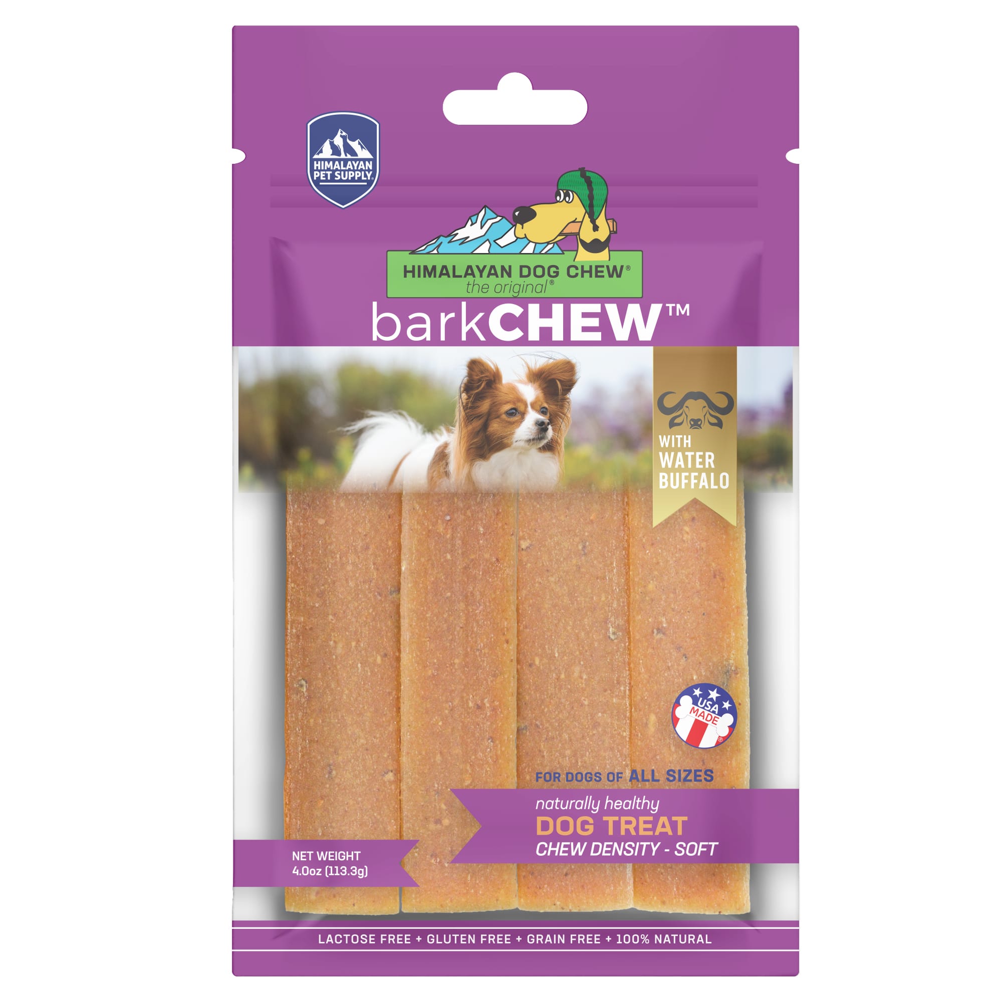 Himalayan Dog Chew Water Buffalo barkCHEW， 4 oz.