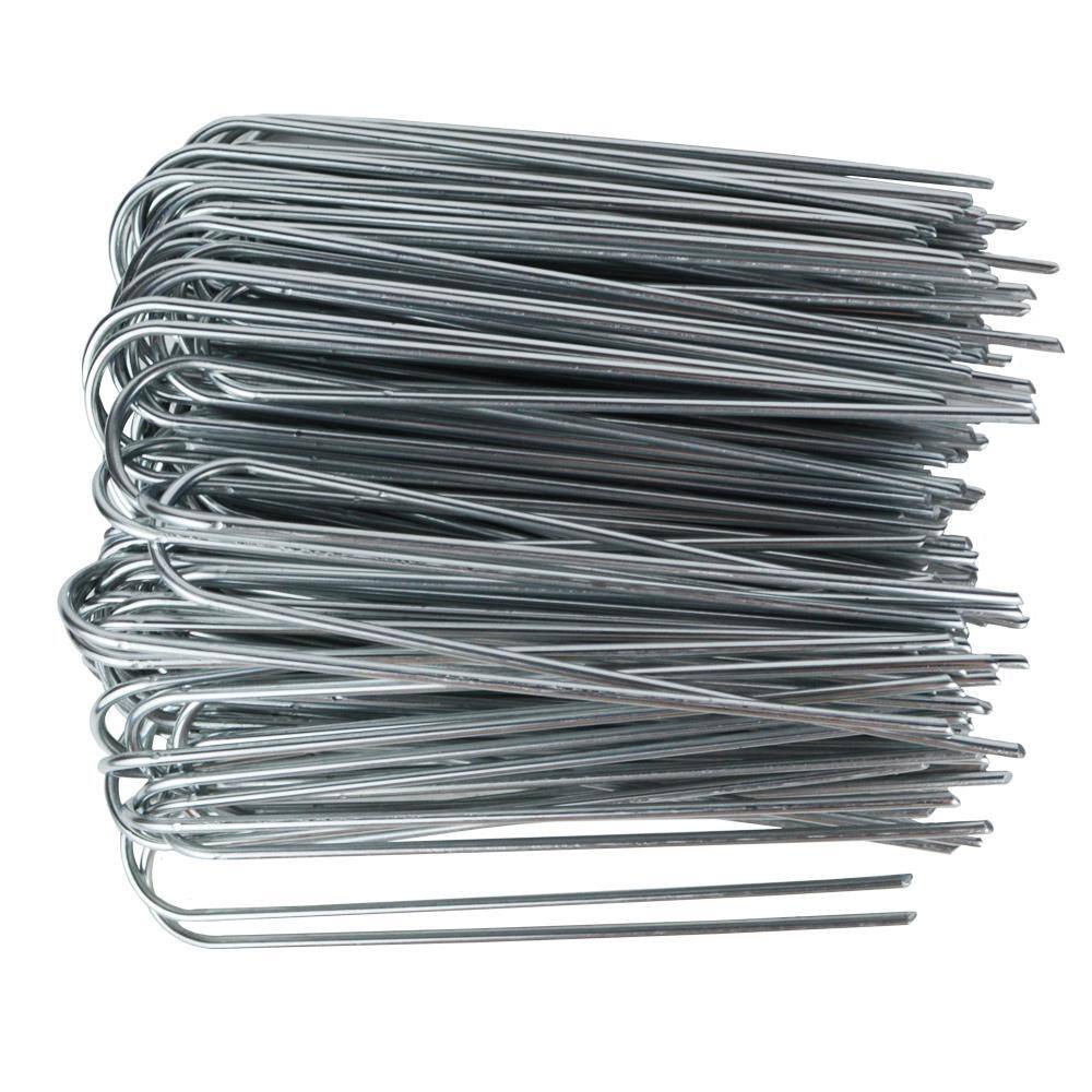 Vigoro 6 in. X 1 in. Galvanized Drip Irrigation Stakes (100-pack) SOD1091RR-100