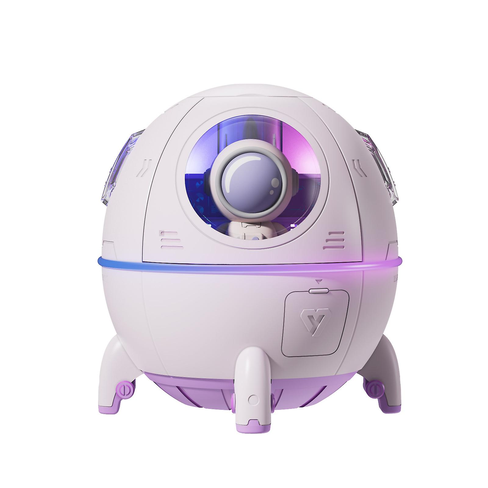 Mini Astronaut Spray Humidifier With Color Night Light Aromatherapy Air Purifier Pink