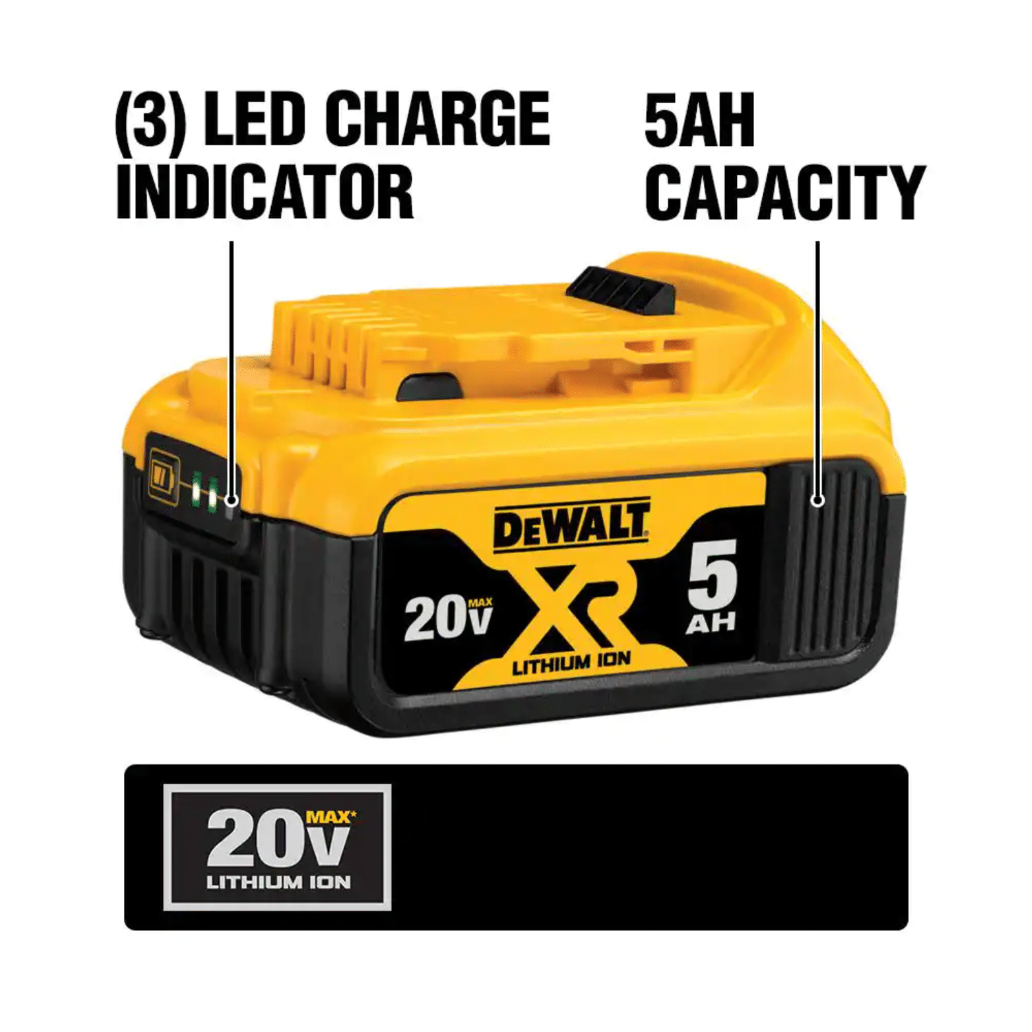 Dewalt 22 In. 20V Max Lithium-Ion Cordless Hedge Trimmer With Battery And Charger， DCHT820P1