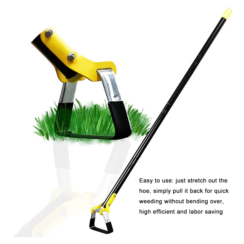 Docooler Handheld Stainless Steel Weeding Stirrup Hoe Soil Loose Rank Grass  Rake Farm Garden Agriculture Tools