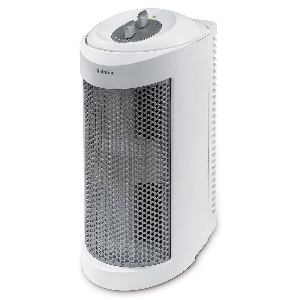 Holmes True HEPA Allergen Remover Quiet Operation Mini Tower Air Purifier 985120405M