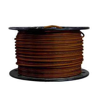 Cerrowire 500 ft. 14 Gauge Brown Solid Copper THHN Wire 112-1458J