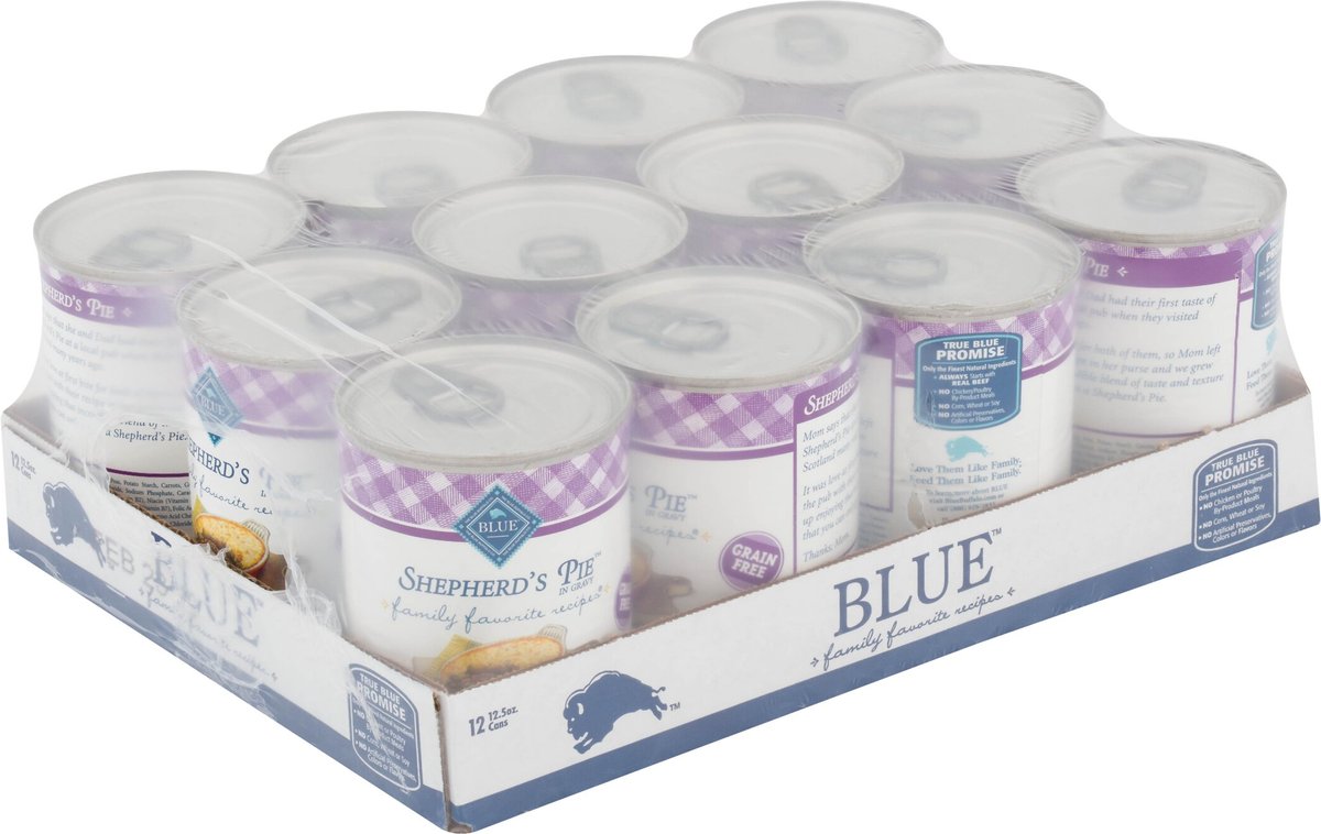 Blue Buffalo Family Favorite Grain-Free Recipes Shepherd's Pie Canned Dog Food