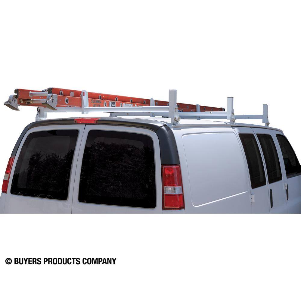 Buyers Products Company Additional White Crossbar for Heavy Duty Van Ladder Rack 1501311