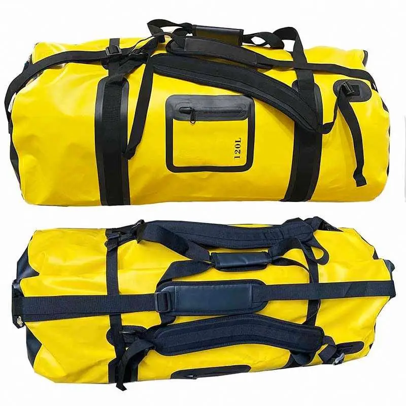 large capacity pvc tarpaulin marine duffle bag camping gym