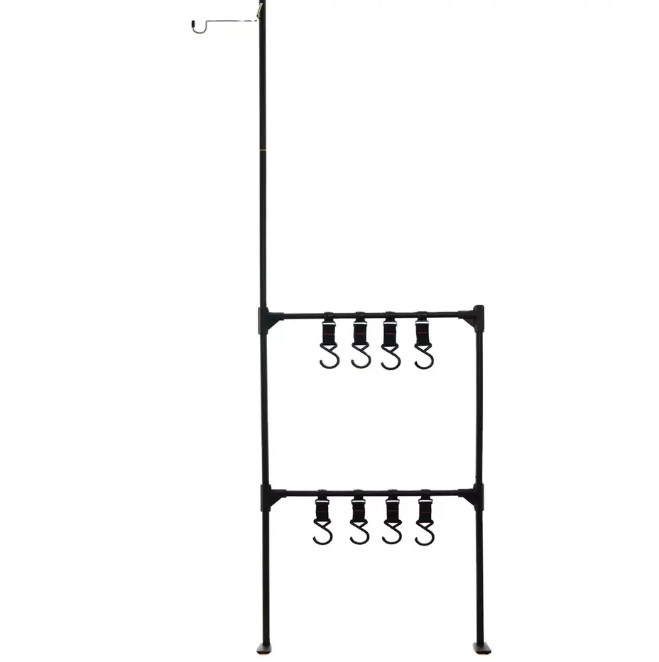 LARIBON Good Selling Black Other Camping Hiking s Table Placed Light Stand Aluminum oy