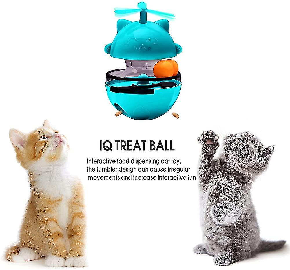 Miman Interactive Cat Toy Cat Toy， Interactive Cat Toy Tumbler， Cat Games With Double