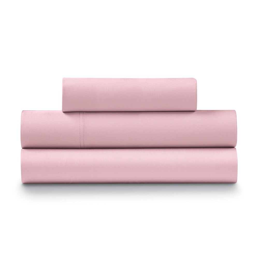 100% Cotton Percale Cool and Crisp Deep Pocket Sheet Set