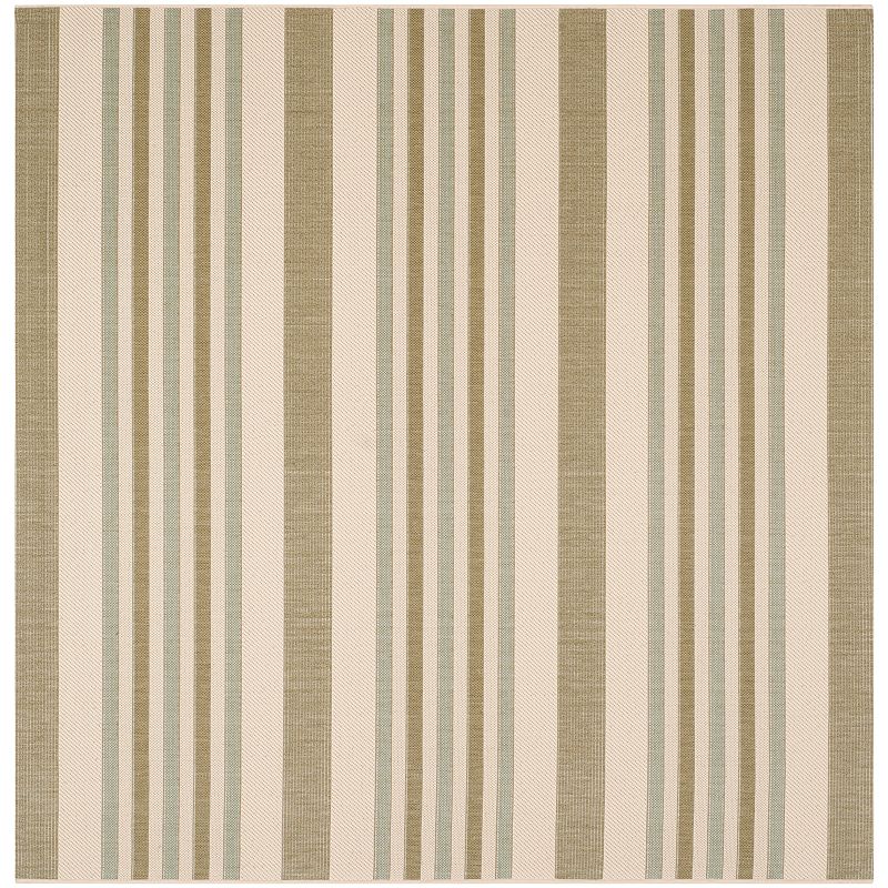 Safavieh Courtyard Ribbon Stripe Indoor Outdoor Rug