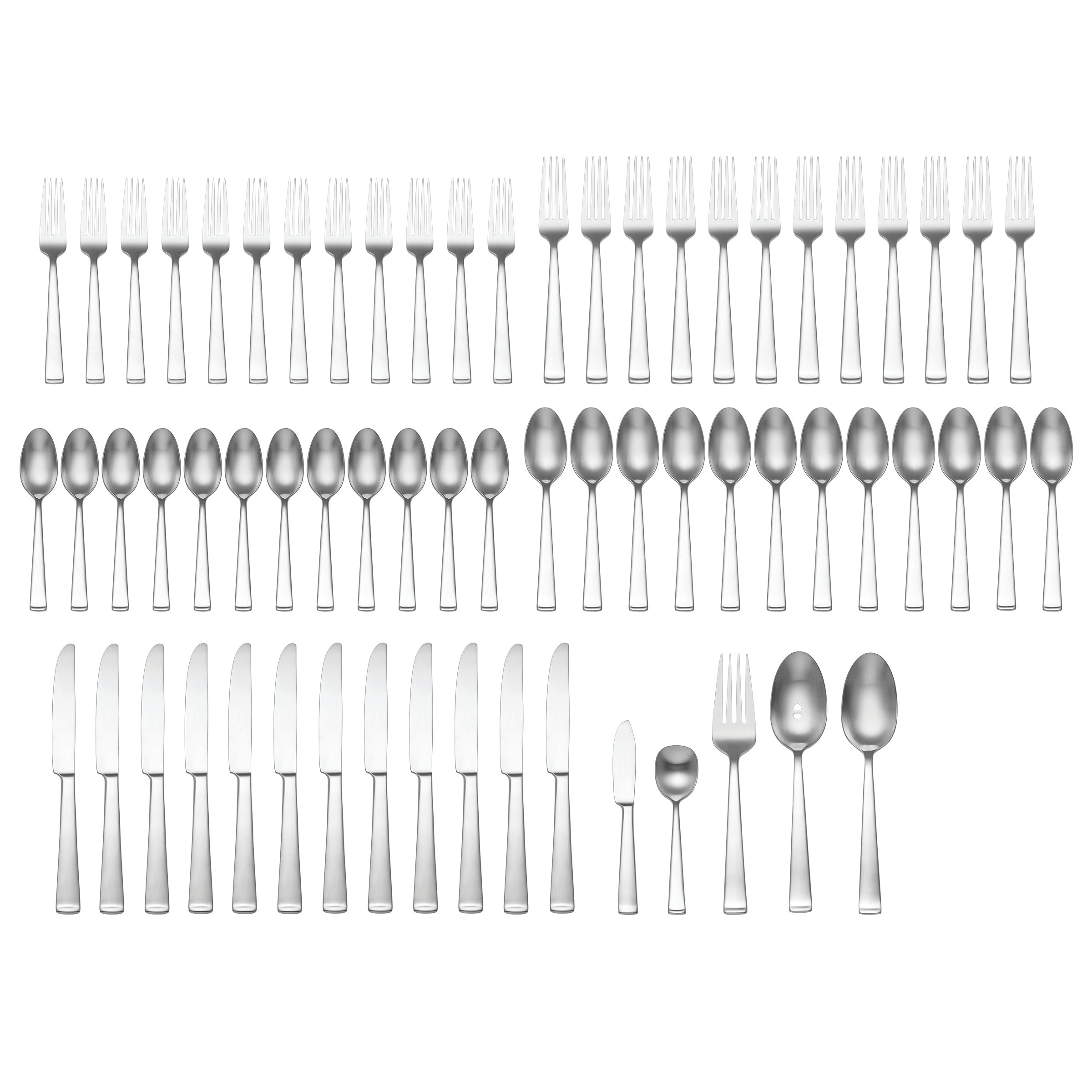 Satin Lewin 65 Piece Fine Flatware Set