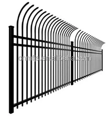 Factory Supply Cheap Modern Metal Steel Fence Easily Assembled Wrought Iron Fence Panels for Sale