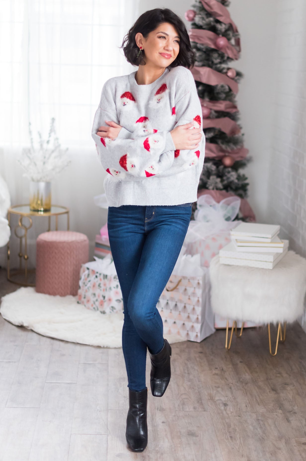 Santa's Little Helper Modest Sweater