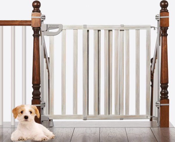 Summer Wood Banister and Stair Dog Gate