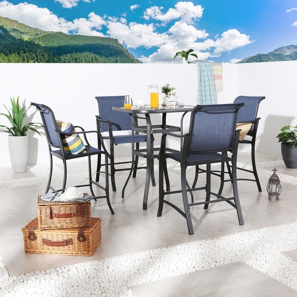 Patio Festival 4Person Bar Height Dining Set