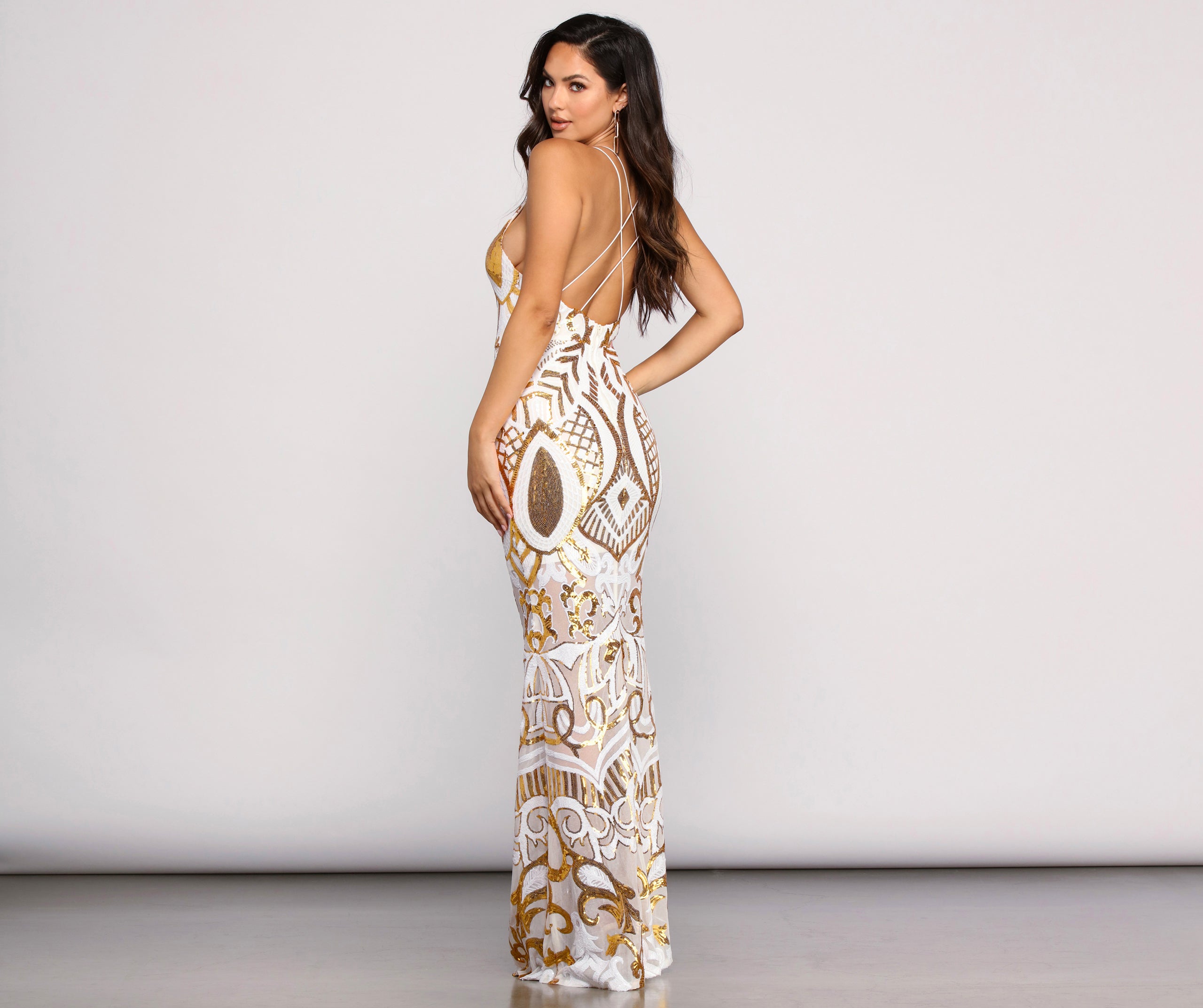 Yajaira Formal Sequin Gown