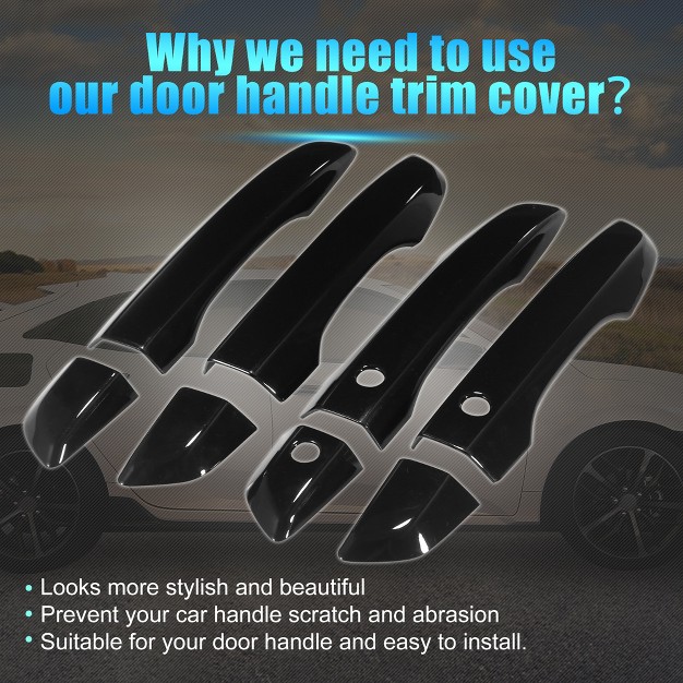 Unique Bargains Door Handle Cover For Honda Civic 10th Gen W Smart Keyhole