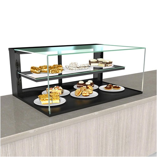 Structural Concepts NR3620DSV Reveal Service Non-Refrigerated Display Case， Countertop， 35-3/4