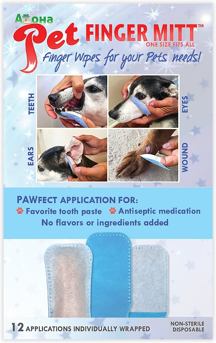 Aloha Pet Finger Mitt Pet Grooming Tool