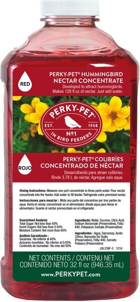 Perky-Pet Red Nectar Concentrate Hummingbird Food