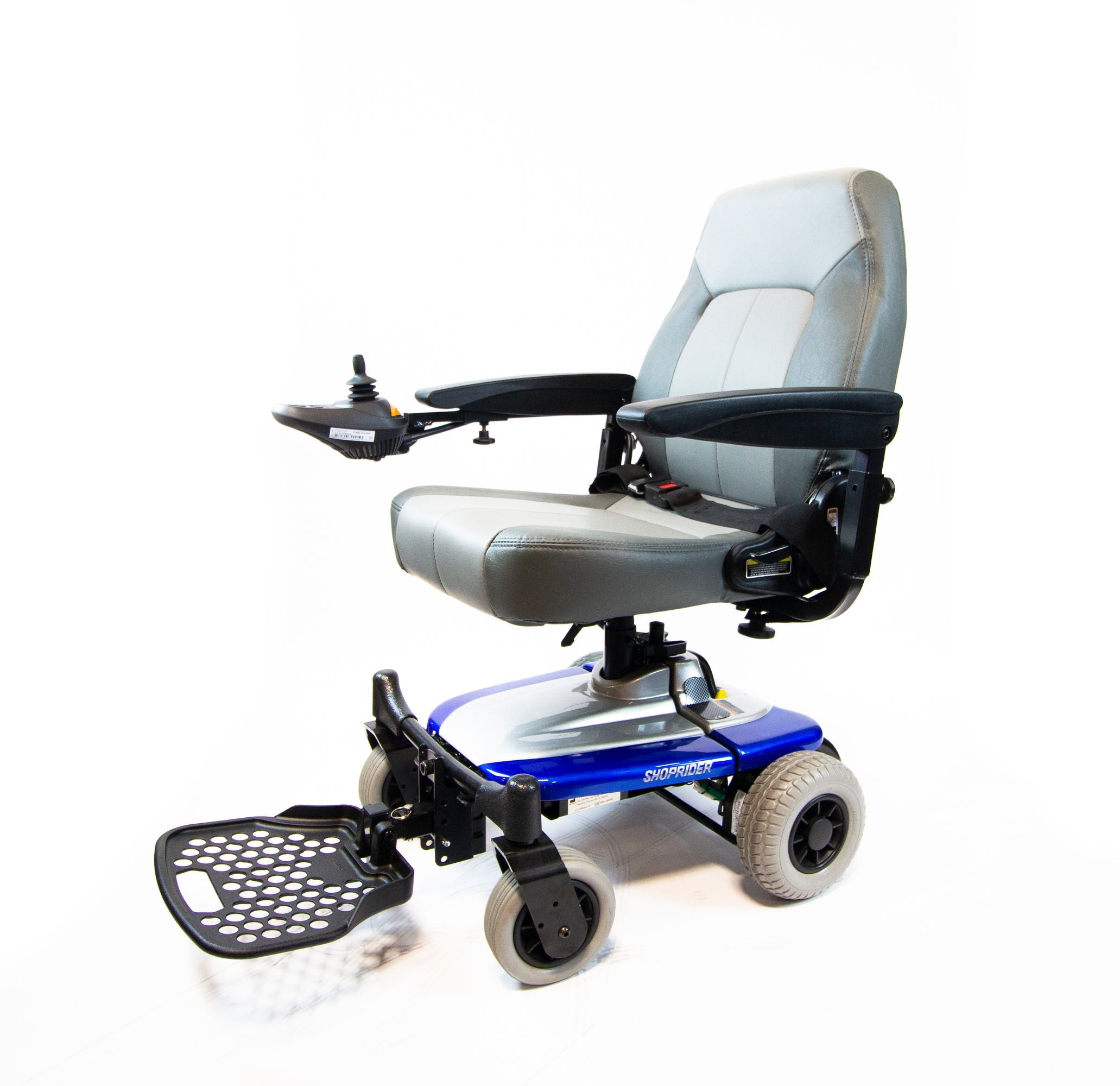 Shoprider Smartie Lightweight Portable Power Wheelchair For Precise Turns - Long Distance Fold Down Mobility, Anti Flat Tires