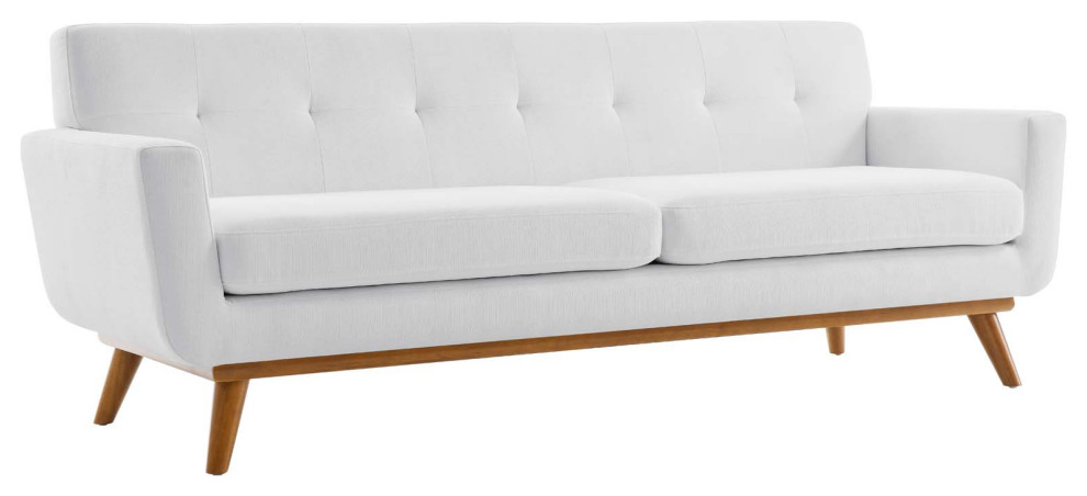 Sofa  Fabric  White  Modern  Living Lounge Room Hotel Lobby Hospitality   Modern   Sofas   by House Bound  Houzz