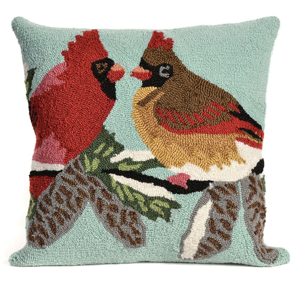 Liora Manne Cardinals Sky Throw Pillow