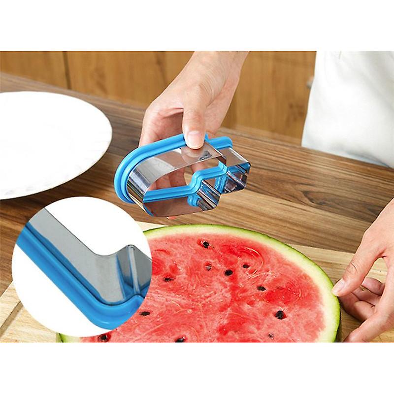 Creative Watermelon Slicer Ice Cream Popsicle Shape Melon Cutter