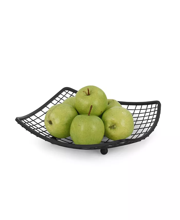 Spectrum Diversified Plaid Fruit Bowl