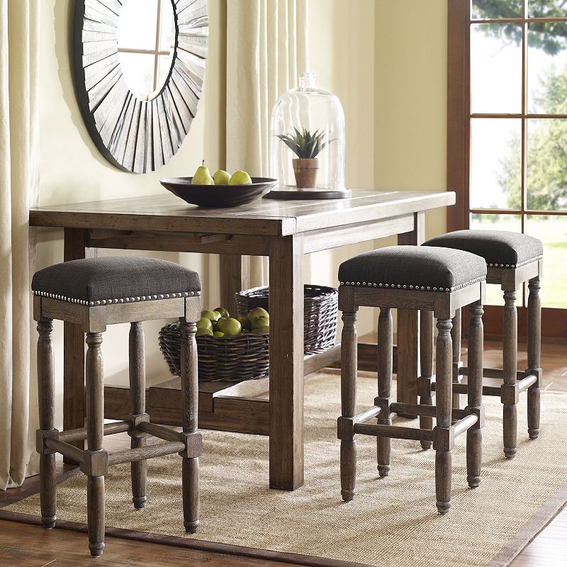 Madison Park Cirque Backless Counter Stool 2-Piece Set