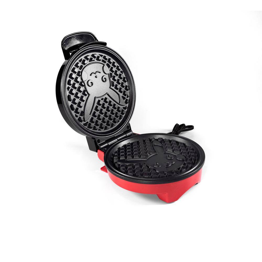 Uncanny Brands 900-Watt Pokemon Pikachu Red and Yellow American Waffle Maker WM1-POK-PIK