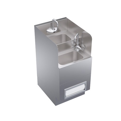 Krowne Metal KR24-HX18-E Hybrid Speed Sink with Electronic Sensor Faucet