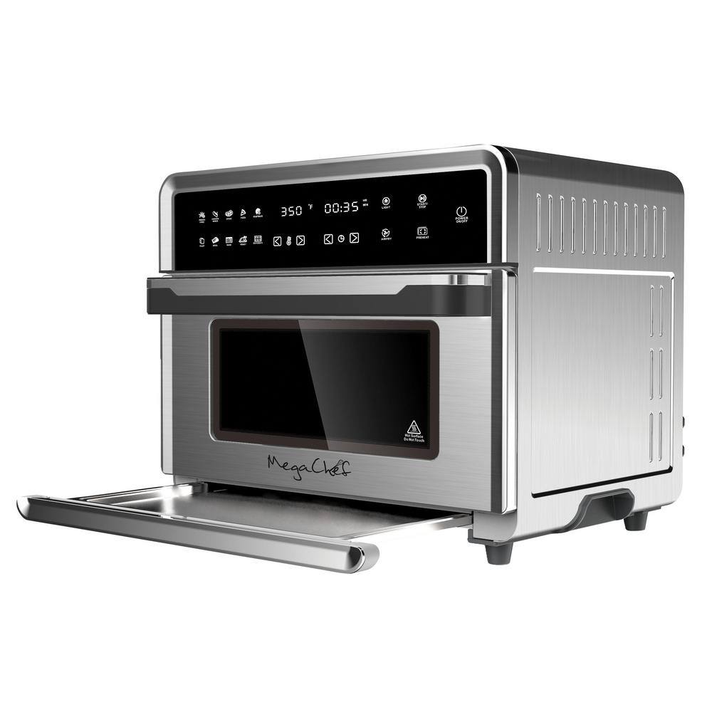 MegaChef 1800 W 10-in-1 Countertop Stainless Steel Multi-function Toaster Oven 985114320M