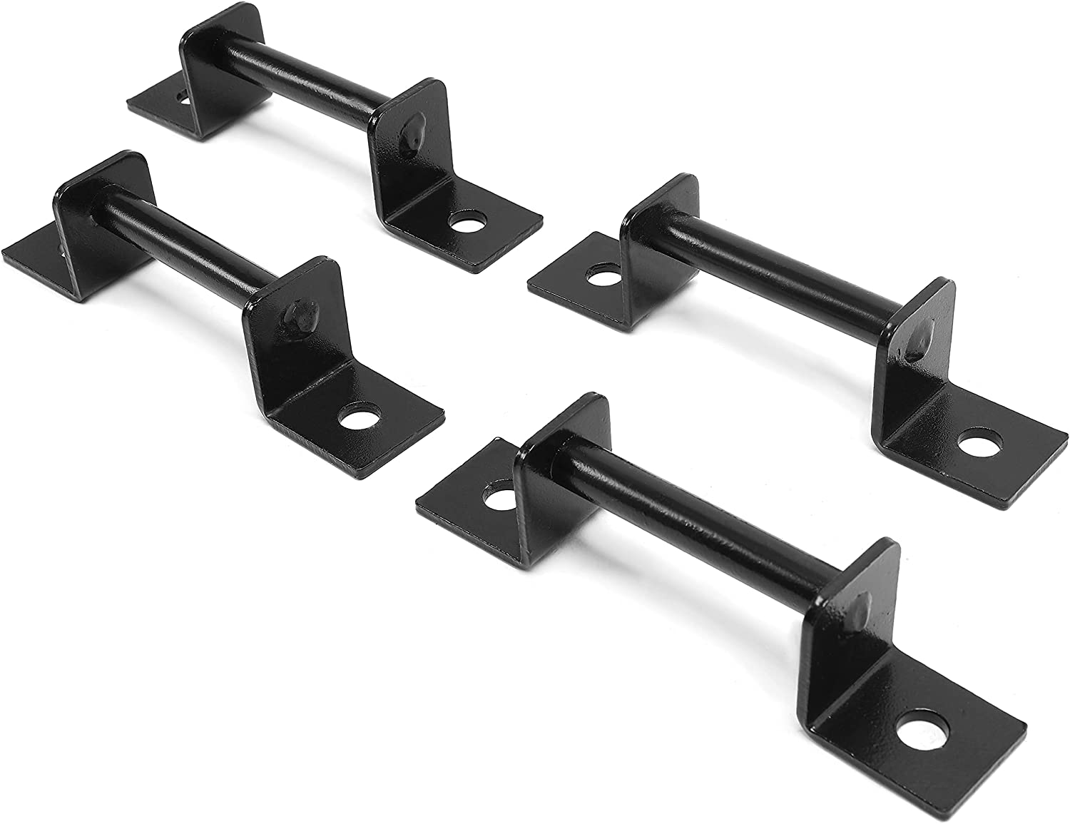 ECOTRIC Steel 3rd Black Seat Brackets with Strikers and Bolts for 2000-2014 Chevrolet Tahoe GMC Yukon Style Split 3rd-Row Seats