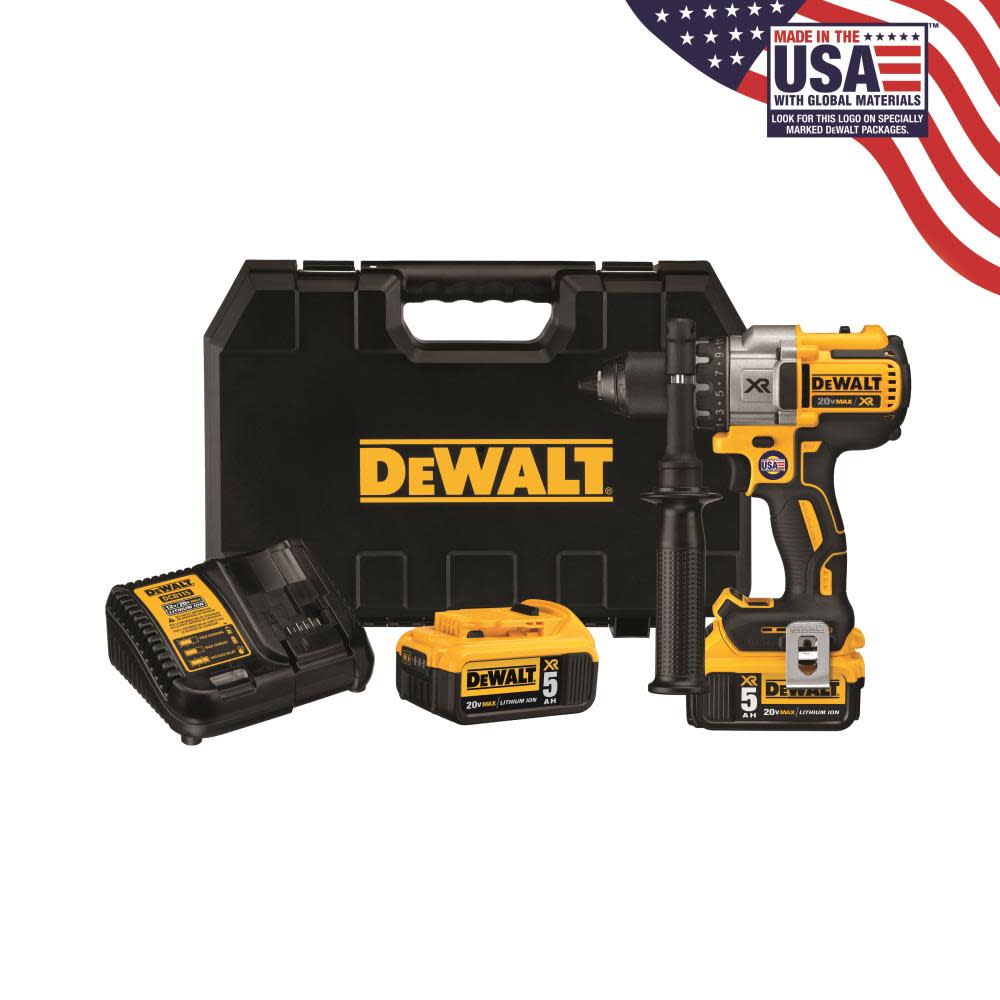 DCD991P2 ; 20V MAX XR LITHIUM ION BRUSHLESS 3-SPEED DRILL/DRIVER KIT